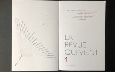 (Bibliothèque) Naissance d&rsquo;une revue, La Revue qui vient, n°1, automne 2023.