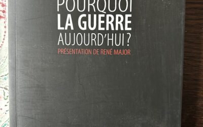 Baudrillard Derrida Pourquoi la guerre aujourd&rsquo;hui ? Lignes 2015.
