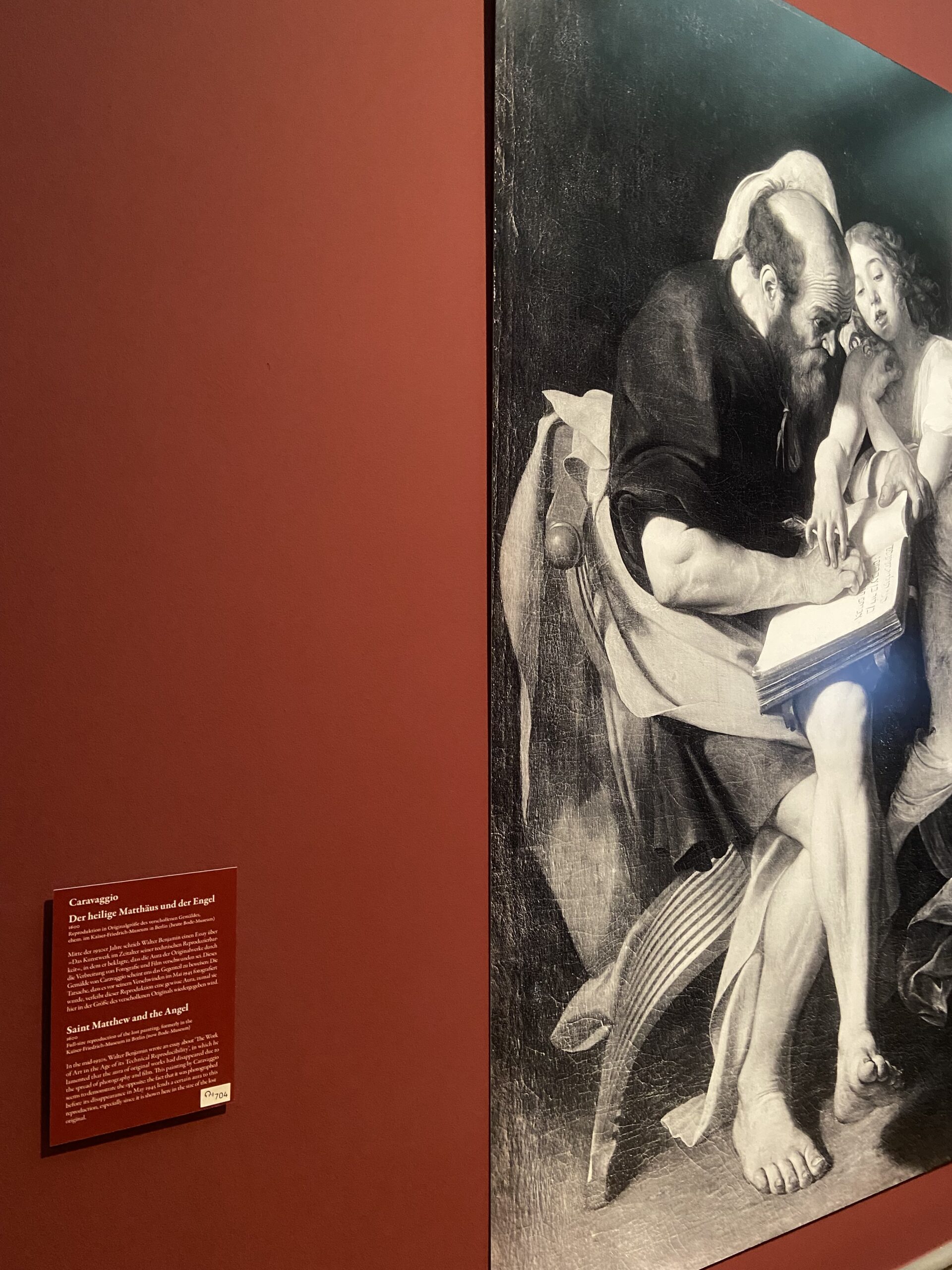 Caravaggio, Bode Museum Berlin, Photo: Andre Hirt. Caravaggio, Bode Museum Berlin, Photo: Andre Hirt.